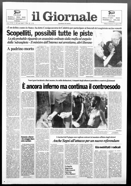 Il giornale : quotidiano del mattino